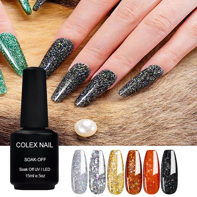 5 ml di smalto per glitter scintillante lucido