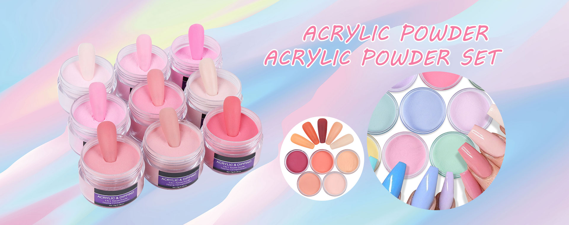 Produttori di polvere acrilica e set di polvere acrilica