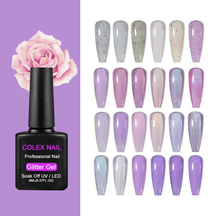 Cosa rende lo smalto gel glitterato degno di nota?