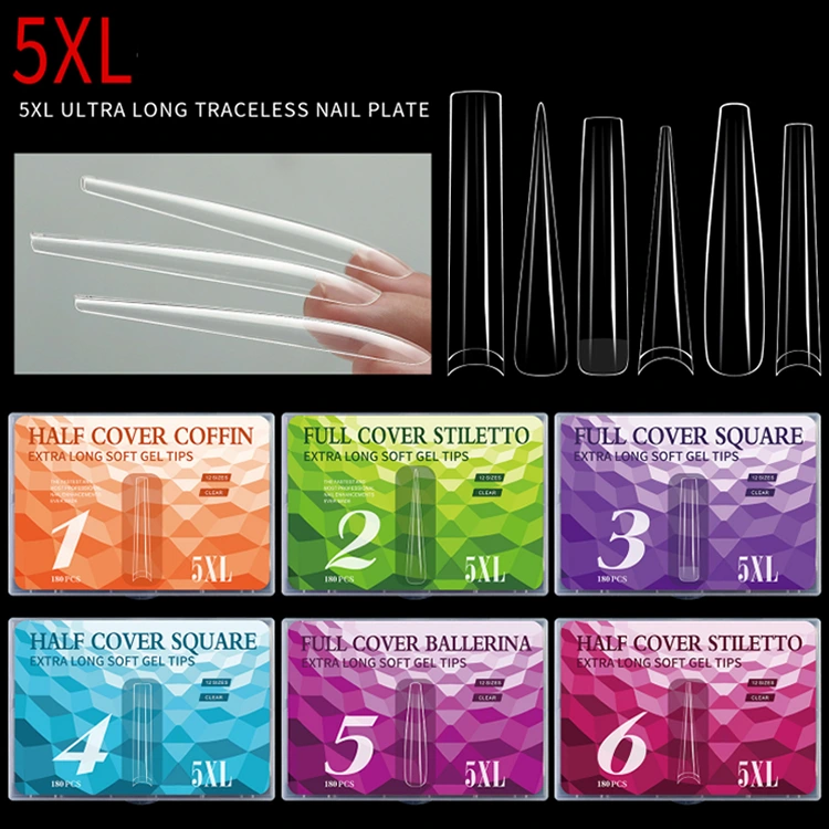 Punte da unghie ultra lunghe 5xl