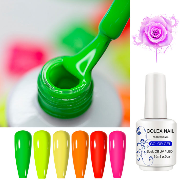 80 colori da 15 ml di smalto gel puro