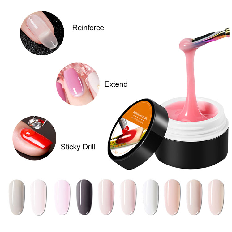 Smalto gel ad estensione solido ad alta brillantezza facile da colorare