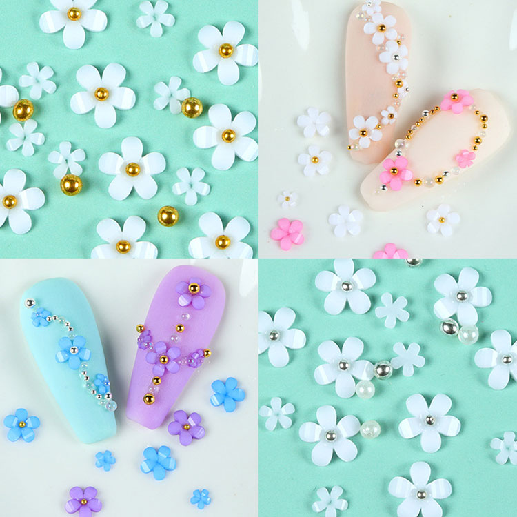Accessori per nail art con fiori