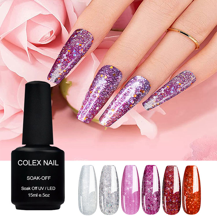 Lucido gel glitter ad alto brivido smalto