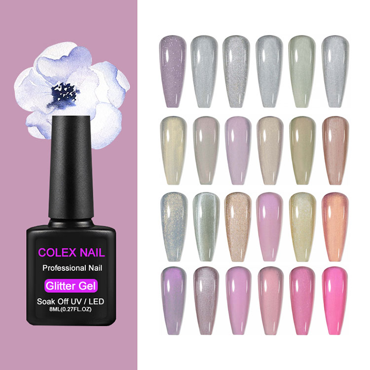 Gel di glitter a basso odore lucido