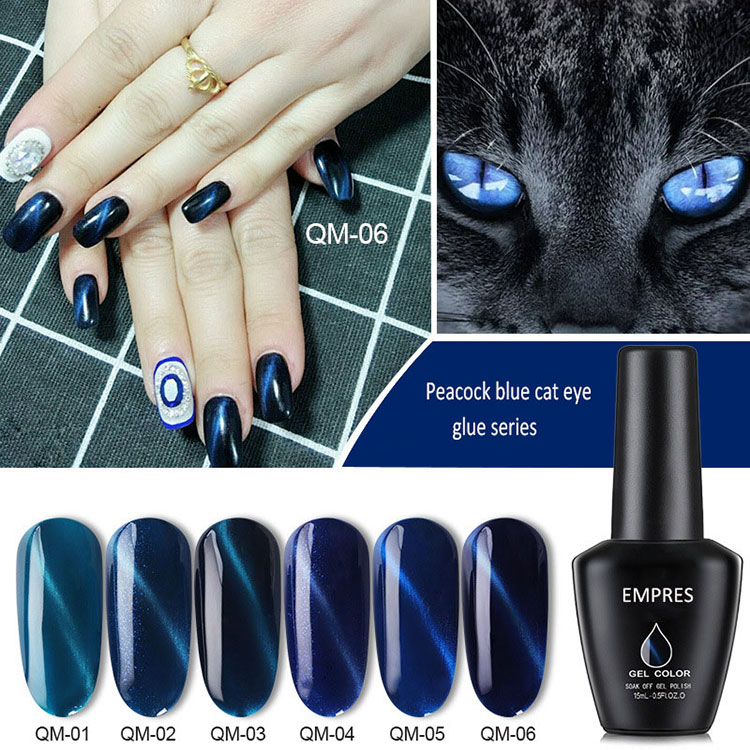 Magic Stars Milky Stars Cat Eye Nail Gel Polish