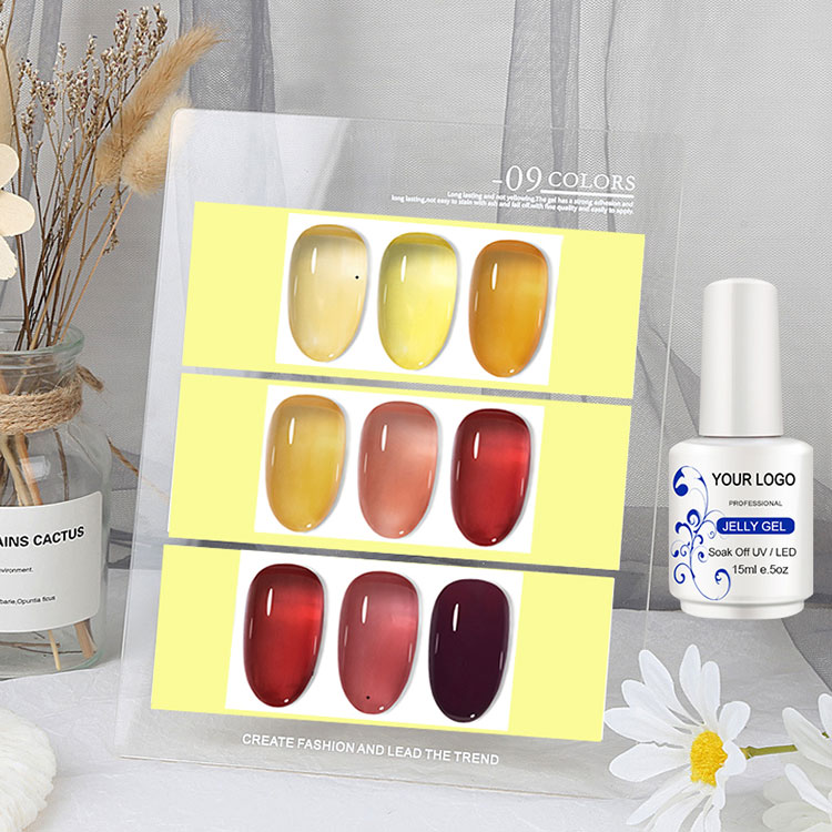 Smalto per gel di gelatina di gelatina di gelatina di gelatina di nail art