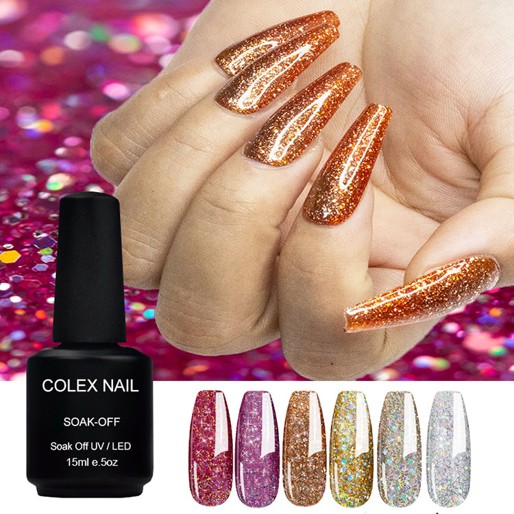 Polacco per gel glitter inodore