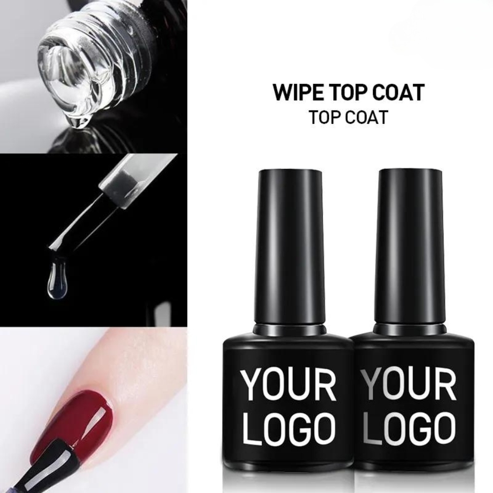 Top coat della finitura brillante e cappotto di base per smalto gel