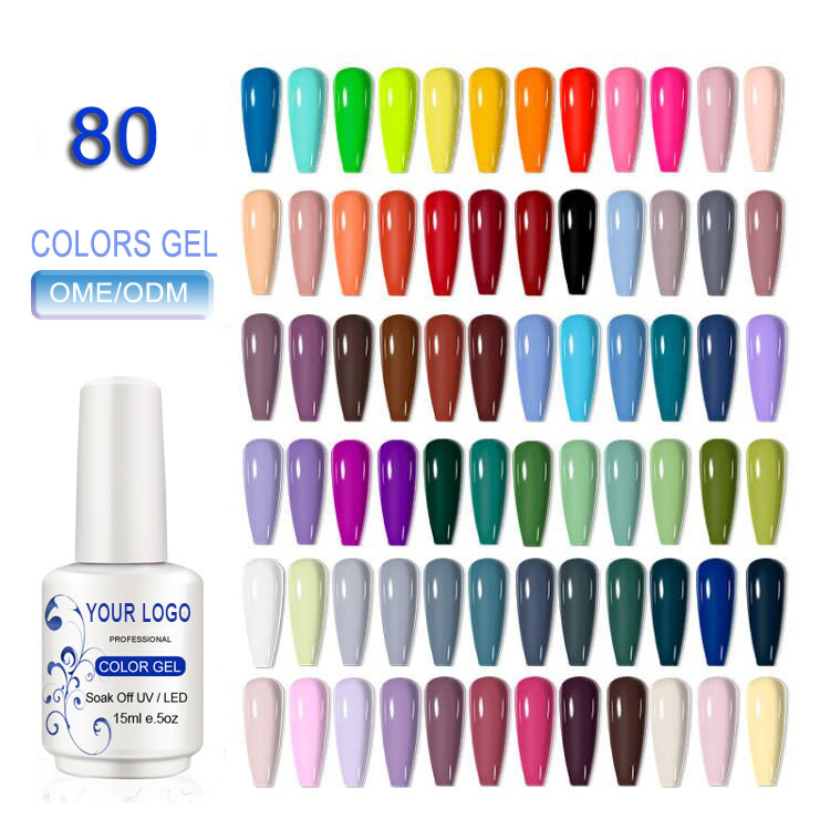 Gel UV Tipo di gel Poluto gel a colori puro
