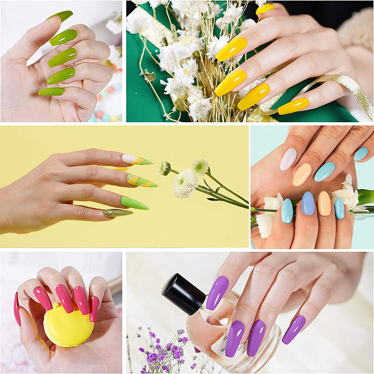 Gel UV Tipo di gel Poluto gel a colori puro