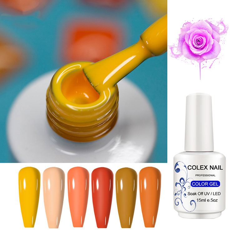Gel UV Tipo di gel Poluto gel a colori puro