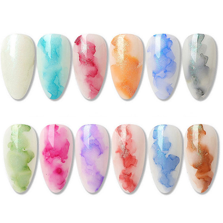 Effetto di diffusione dell'acquerello Gel di fioritura
